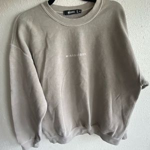 Missguided Tan Sweatshirt